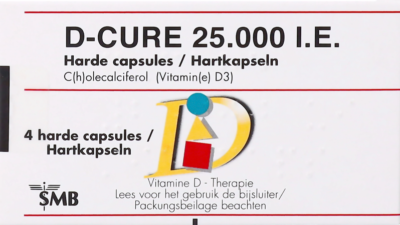 D-cure 25000ie Gelulen 4 4
