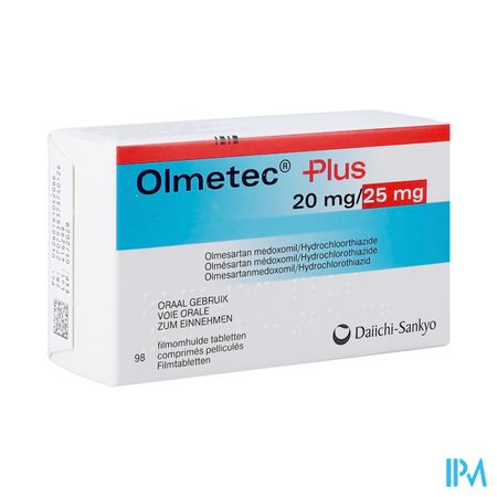 Olmetec Plus 20mg/25mg Comp Pell 98