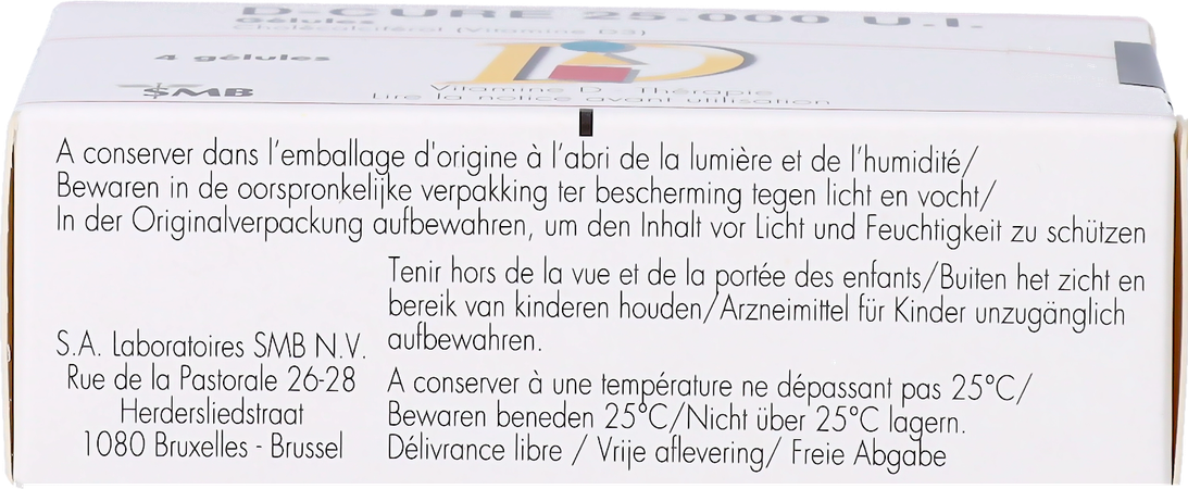 D-cure 25000ie Gelulen 4 5