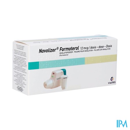 Novolizer Formoterol 12 Mcg Pulv Inhal 60 Doses