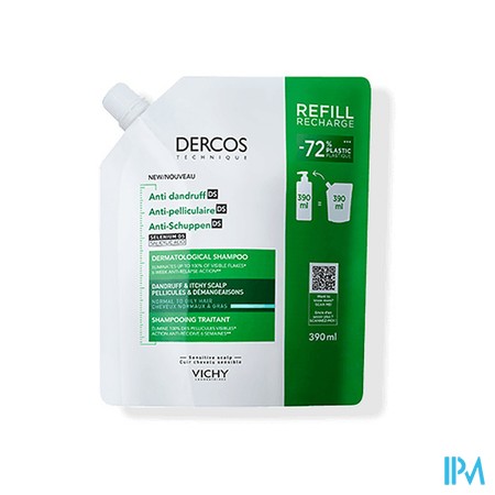 Vichy Dercos Sh Trait.a/pell Chev.mix Refill 500ml
