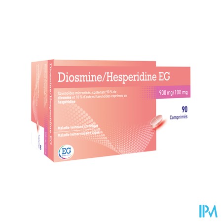 Diosmine+Hesperidine EG 900Mg+100Mg Comp 90