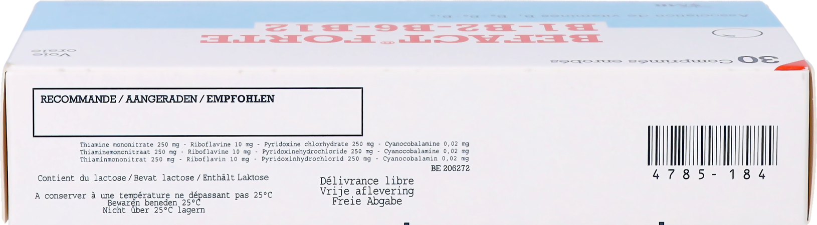 Befact Forte B1-b2-b6-b12 Omhulde Tabl 30