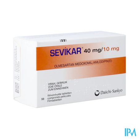 Sevikar 40mg/10mg Filmomh Tabl 98