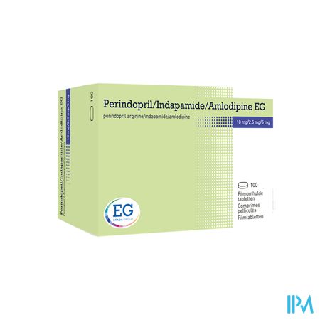 Perind./Indap./Amlod. EG 10Mg/2,5Mg/5Mg Comp 100
