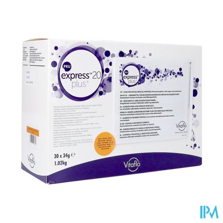 Pku Express Plus 20 Sinaasappel 30x34g
