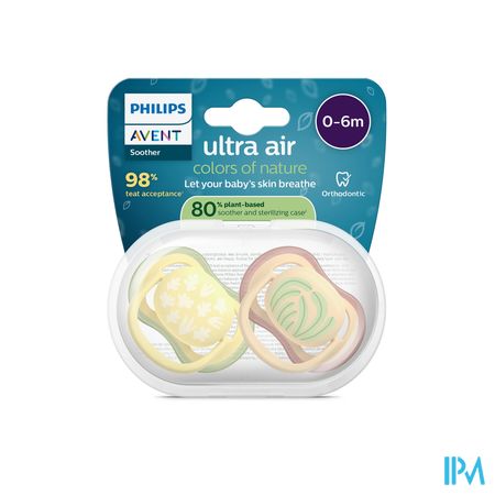 Philips Avent Fopspeen +0m Air Beige Design 2