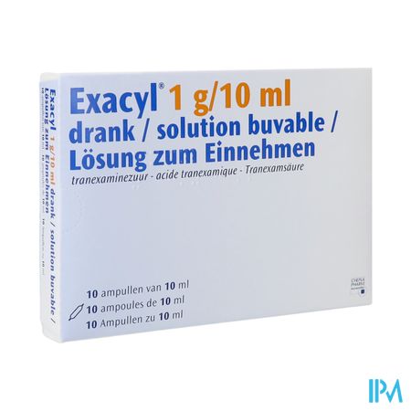 Exacyl Amp Per Os 10x1g/10ml