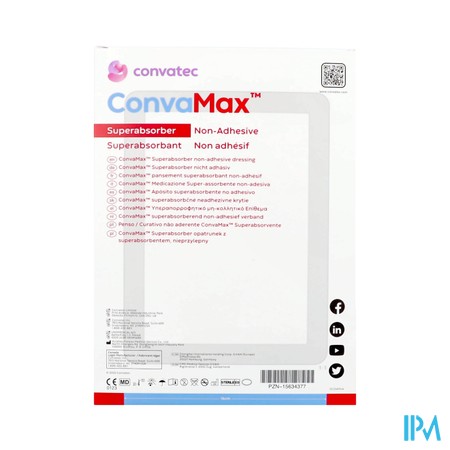 Convamax Superabsorber N/adhesif 15cmx20cm 10
