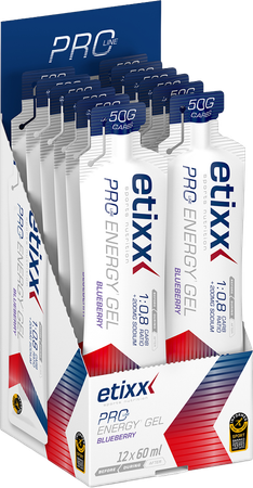 Etixx Double Carb Energy Gel Prol.blueberry12x60ml 2