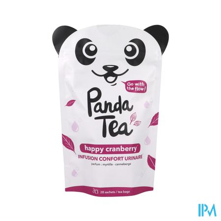 PANDA TEA HAPPYCRANBERRY SACH 28