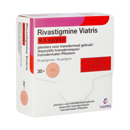 Rivastigmine Viatris 9,5mg/24 Emplatre Transd 30