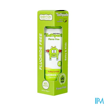 Babyton Natuurlijke Tandpasta Z/smaak Baby/kids50g