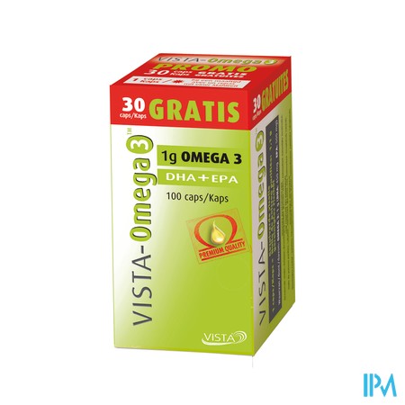 Vista Omega 3 Caps 70+30 Gratis Promo