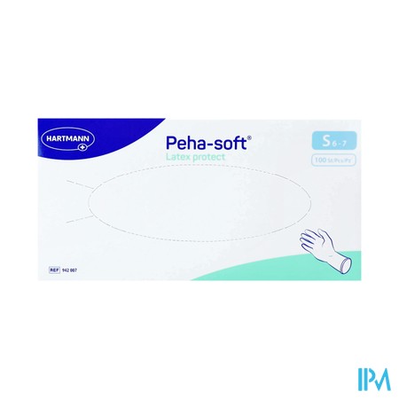 Peha Soft Handsch.latex N/pdr Protect S 100 942007