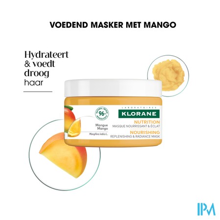 Klorane Capil. Masker Mango Pot 250ml