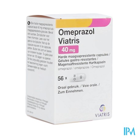 Omeprazol Viatris 40mg Gastroresist. Caps 56 Pip