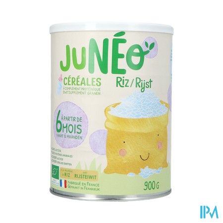 Juneo Riz Cereales + Complement Proteinique 900g
