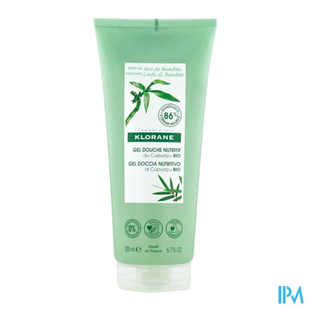 Klorane Lichaam Douchegel Seve Bamboe 200ml