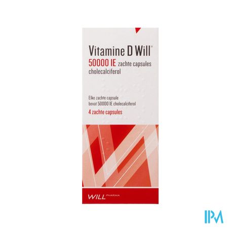 Vitamine D Will 50000ie Zachte Caps 4