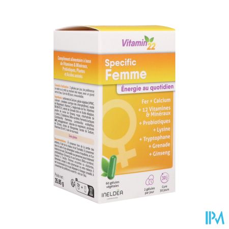 Vitamin 22 Specific Femme Caps 60