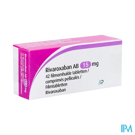 Rivaroxaban Ab Filmomh Tabl 42x15mg