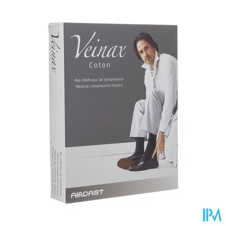 Veinax Kous Katoen Man 2 Lang Donkerblauw Maat 2