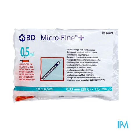 Microfine Ins.spuit 0,5ml 29g 12,7mm 10 324824