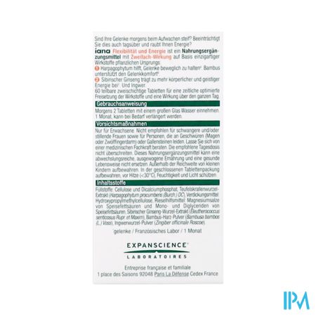 Iana Flexibilite&energie Comp 60