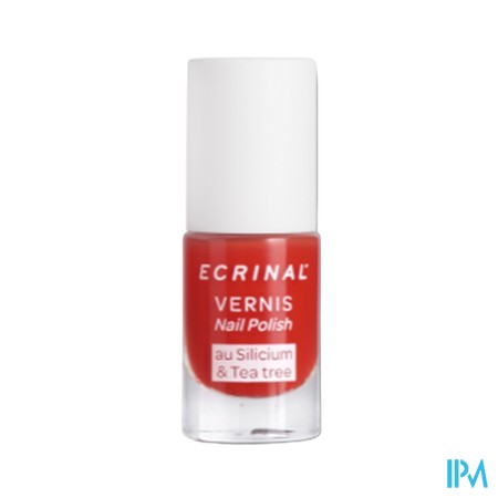 Ecrinal Vernis Silicium&tea Tree Rouge Corail 5ml