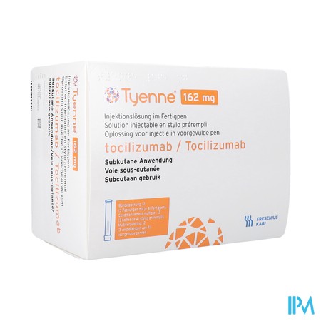 Tyenne 0,9ml Sol Inj 162mg Stylo Prer. 12