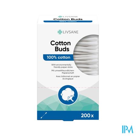 Livsane Katoenen Wattenstaafjes 200