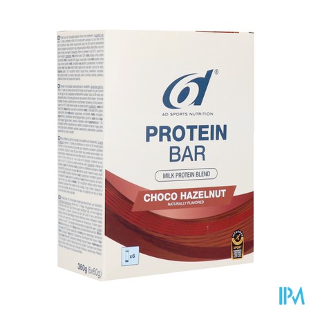 6d Protein Bar Choco-hazelnut 6x60g
