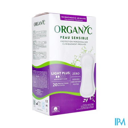 Organyc Licht Plus Urineverlies Bio Kat.inlegkr.20