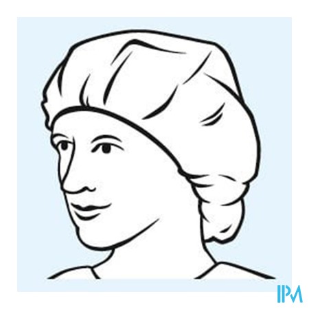 Hartmann Foliodress Cap Univ.wit 100 P/s