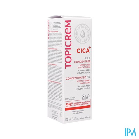 Topicrem Cica Huile Vergetures Marques 100ml