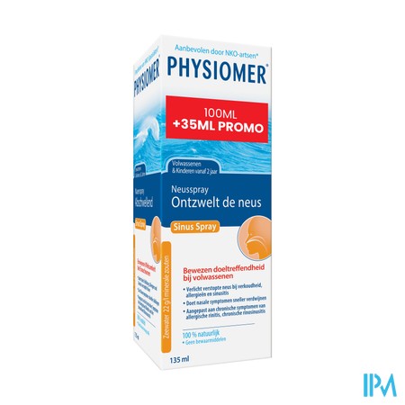 Physiomer Sinus Spray 135ml Promo 35ml