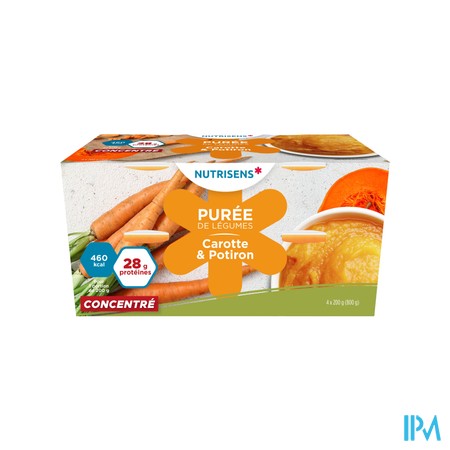 Groentepuree Wortel-pompoen 4x200g