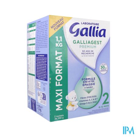 GALLIAGEST PREMIUM 2 LAIT PDR1,1KG