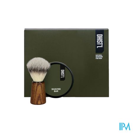 Dhistl Shaving Set Shaving Bar + Brush