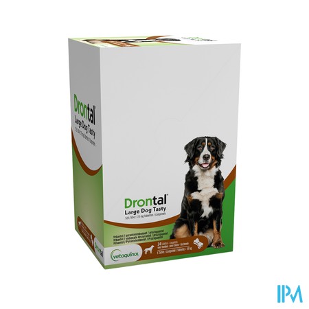 Drontal Large Dog Tasty 525/504/175mg Comp 24