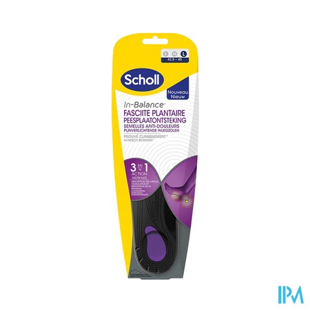 Scholl Pijnverlicht.in.zolen Peesplaatont.l 1paire