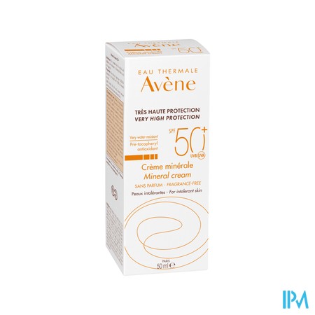 Avene Sol Creme Minerale T.haute Prot.spf50+ 50ml