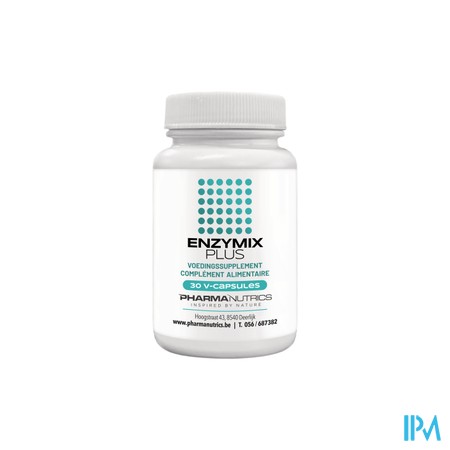 Enzymix Plus V-caps 30 Pharmanutrics