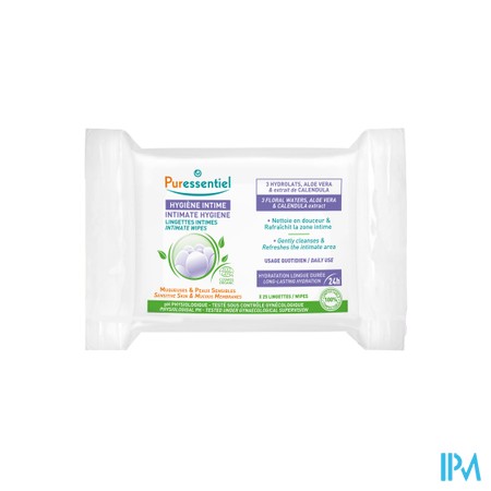 Puressentiel Hygiene Intime Lingettes 25