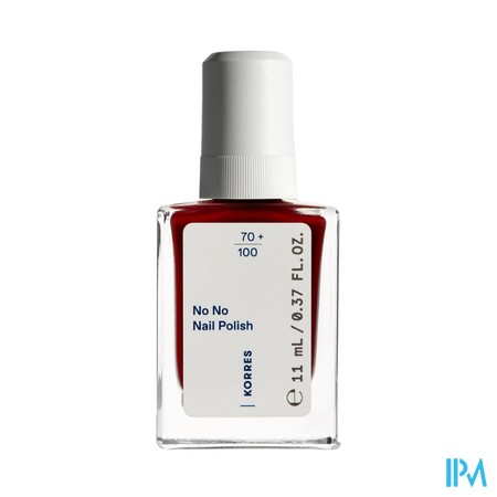 Korres Km No No Nail Polish 57 Wine Red 11ml
