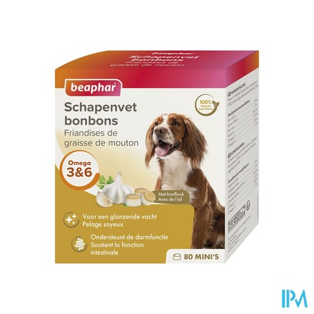 Beaphar Schapenvet Bonbons Mini's Knoflook 245g