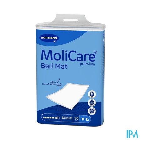 Hartmann Molicare Pr Bed Mat 9d 60x60 30 P/s