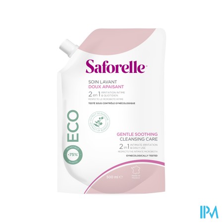 Saforelle Zachte Kalmerende Wasopl.eco Rech.500ml