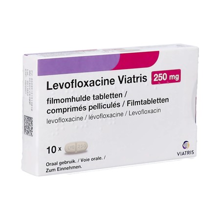 Levofloxacine Viatris 250mg Tabl 10